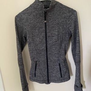 LuLuLemon Size 2 Gray Zipper Jacket